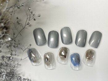 ソル バイヌンク(Sol. byNUNC)/ちぐはぐネイル