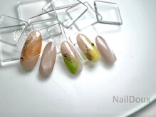 ネイル ドゥ 岡山駅前店(Nail Doux)/カラフルリキッドネイル