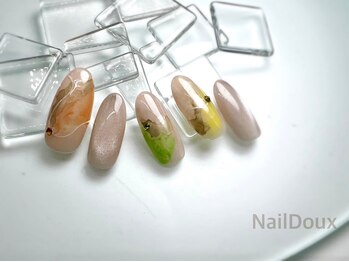 ネイル ドゥ 岡山駅前店(Nail Doux)/カラフルリキッドネイル