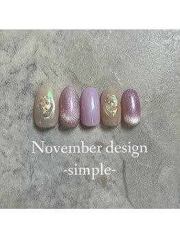 エトワールネイル 高崎筑縄町店(Etoile nail)/24年11月シンプルハンド定額