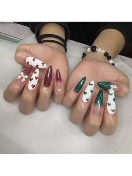 デフィ(defi)/クリスマス/ラメグラ/ハート