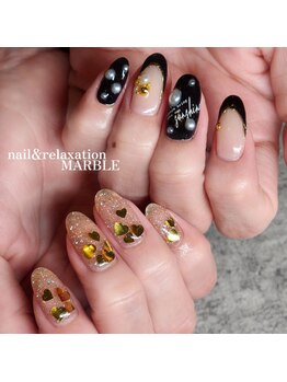 ネイルアンドリラクゼーション マーブル(MARBLE)/持ち込みネイル¥7,700