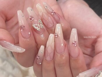 サロン エルヴィー(SALON ELVI.)の写真/チップ長さ出し１本～OK！爪の形や長さなどにお悩みの方／指先をキレイに見せたい方にもオススメ☆