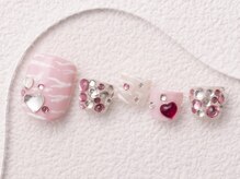アイネイルズ 大宮店(Ｉ nails)/ピンクゼブラ