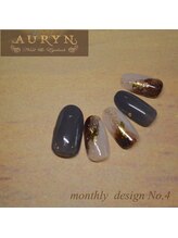 アウリン(AURYN)/７月限定monthly &nbsp;design No,4