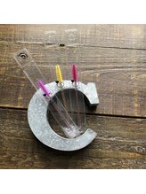 アイラッシュ シェリ(cheri)/カラフルスクリューブラシ