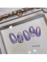 サンリッチ 恵比寿(Sunrich)/紫陽花ネイル