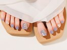 お花ニュアンスネイル