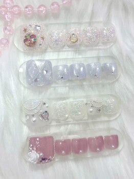 ファラウェイネイル(Faraway nail)/デザイン選べる定額☆フット♪