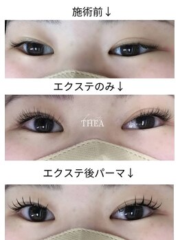 シーア ボーテ アイラッシュ(THEA beaute eyelash)/マツエク×パーマ