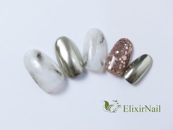 エリクサーネイル 神田(Elixir Nail)/シンプル/クーポン使用