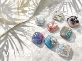 フット親指アート
