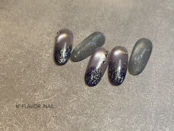 ケー フレーバー ネイル(K flavor nail)/【Monthly design】梅雨　¥11530
