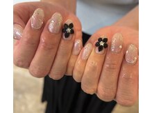 お花ネイル