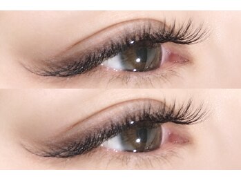 《まつ毛パーマ/パリジェンヌ/バインドロック/LED》eyelash salon AAA の写真/【バインドロック/LED】朝のメイクも時短!束感120本が大人気★目元を華やかに・目元を大きく見せたい方に