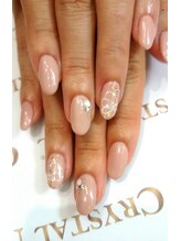 クリスタルネイル ボンベルタ橘店(CRYSTAL NAIL)/フラワーネイル