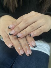 ブリスネイル うるま店(Bliss. nail)/ブラックフレンチネイル！