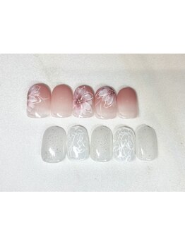 手描きアートが得意なサロン