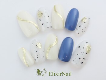 エリクサーネイル 神田(Elixir Nail)/シンプル/クーポン使用