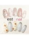 エストラッシュアンドネイル 銀座店(est lash&nail)の写真/お仕事柄爪を長く出来ない方/丸爪/ちび爪の方におすすめ♪短い爪でも可愛いデザインを豊富にご用意☆