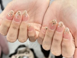 大人っぽくホログラデーション