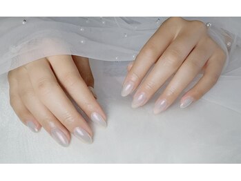 オーロラパウダーネイル