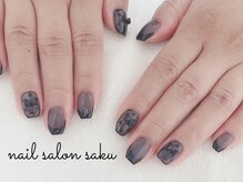 サク(saku)/シアーブラック/フレンチ