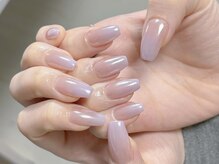 ルネネイル(Lune nail)/ミラーグラデーション