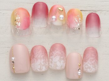 ノーネイル 吉祥寺(NO NAIL KICHIJOJI)の写真/OLさんに好評！普段使いもOK◎【写真】新作4/1~じゅわっと果実♪デザイングラデーション¥4990♪吉祥寺駅