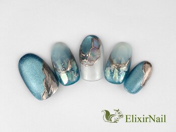 エリクサーネイル 五反田(Elixir Nail)/定額c やり放題/クーポン使用