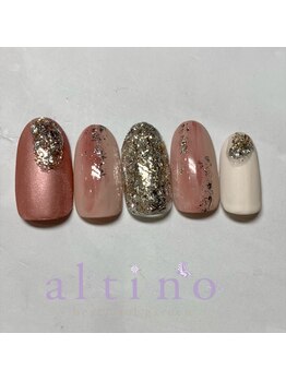 アルティノ ネイル ガーデン(altino nail garden)/キラキラニュアンス