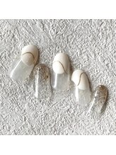 ブランチェ 大崎店(Blance)/ゴールドラメグラ×フレンチ