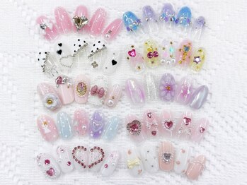 ネイルコレクション ピンク(Nail Collection Pink)の写真/キュート&ポップから華やかゴージャスアートまで♪人気の量産・地雷系・ニュアンスまでお任せ下さい♪