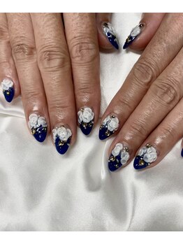 ホームサロンアトリエ エムナイン(Home Salon Atelier M9)/豪華3Dネイル
