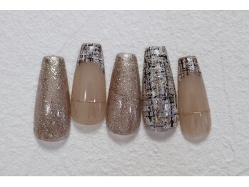 ツイードネイル