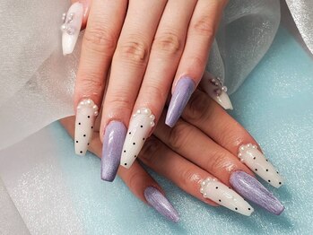 プリンセスネイル(Princess NAIL)の写真/毎月新作の今旬デザインをご提案★持ち込みもOK！特別なイベント前にも◎周りと差がつくおしゃれな指先に♪