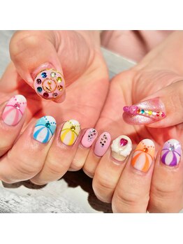 ママジェンヌ(mamA sIenne)/キャラネイル/おジャ魔女どれみ