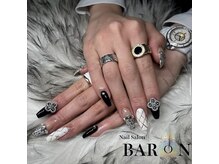 バロン 新宿店(BARON)/綺麗目ツイードネイル