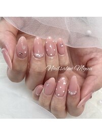 ハートドットネイル