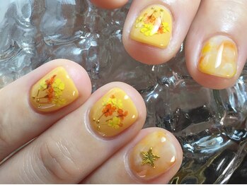 ネイル サロン コービーズ(nail salon COBES)/押し花ネイル☆