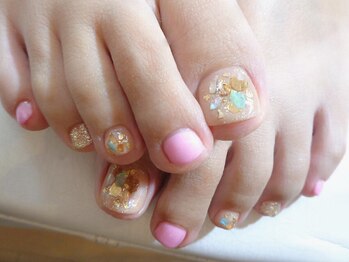 アミュリー ネイル アトリエ(Amury nail atelier)/モロッコ★リゾートフットネイル