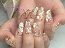 アン ジョーヌドラゴ/【ロングネイル】シェルネイル