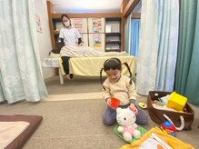 子育てママの整体サロン/施術中のお子様の様子