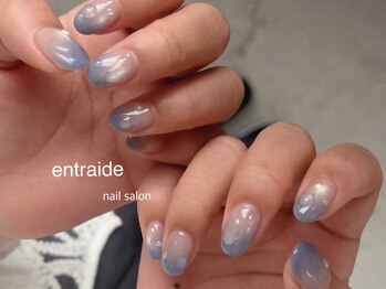 アントレッド(entraide)/つやんと雫のニュアンスブルー