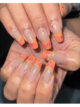 ニコネイル 下北沢店(NICO nail)/マーブル/フレンチ