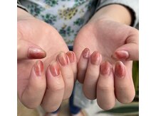 ハズグラスネイル(Haze Grass nail)/いちじくネイル