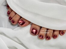 シマー(Shimmer)/秋色フットネイル