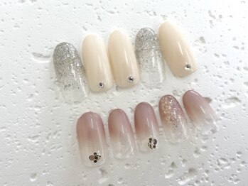 ルルー(le rue)の写真/【オフィスでもOK♪】ぷるツヤなスキンカラーを豊富にご用意◎手肌に馴染むピンク＆ベージュが人気◇