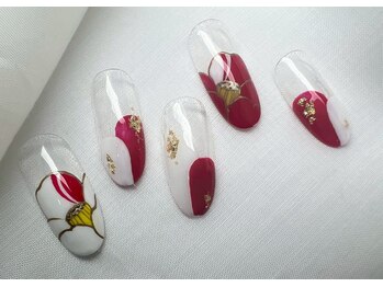 #268 &nbsp;【和柄×紅白】