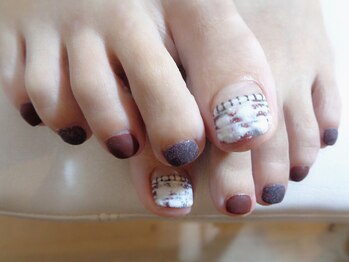 アミュリー ネイル アトリエ(Amury nail atelier)/ヴィンテージ★フットネイル